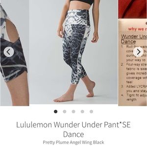 Lululemon Dance Crops